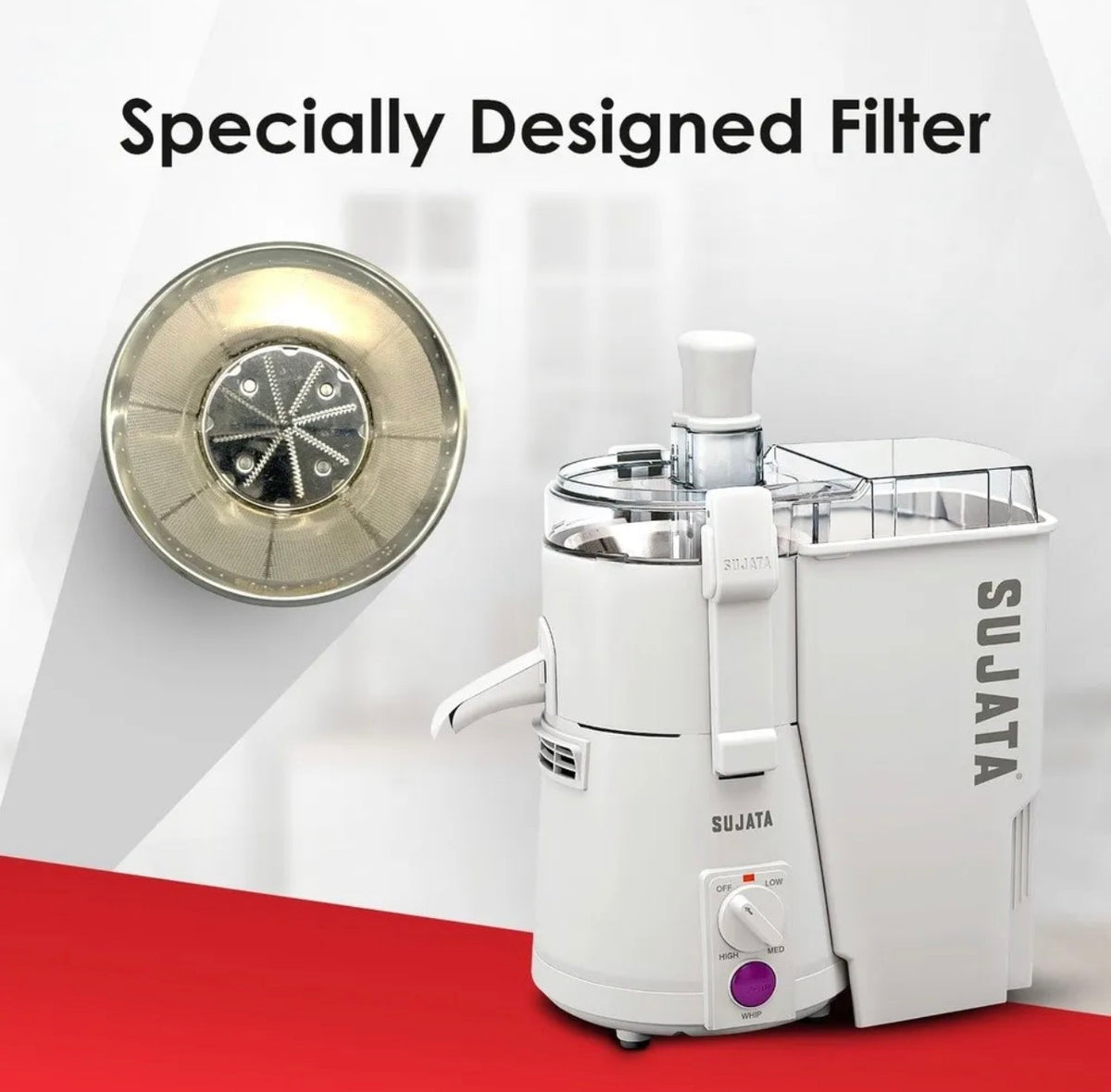 Sujata JMG PowerMatic Mixer Grinder | Powerful Mixer Grinder for Kitchen | Multi-Purpose Grinding & Blending