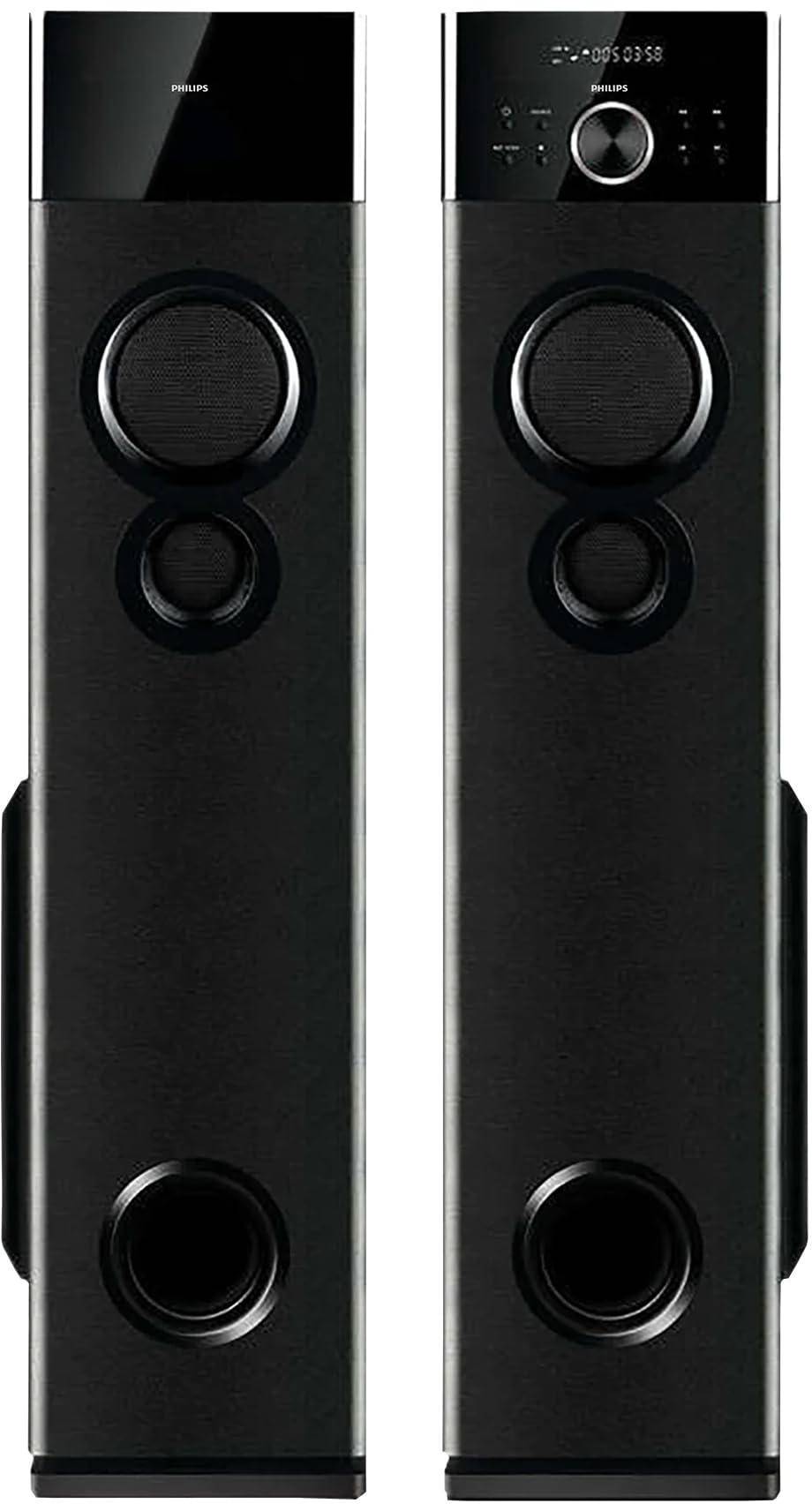 Philips SPA9125/94  - 2.0 Tower Speaker with Bluetooth,130W, with Optical